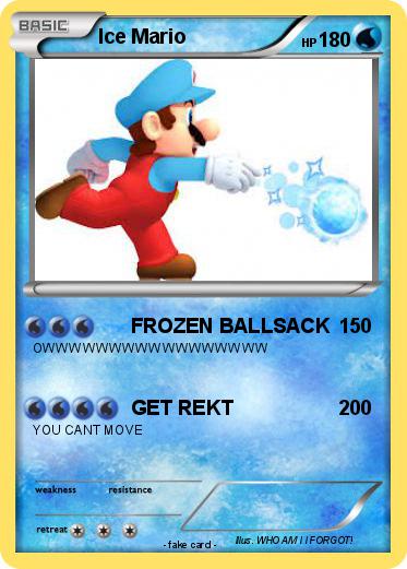 Pokemon Ice Mario