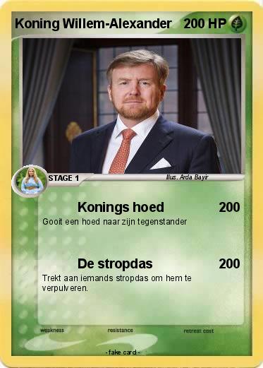 Pokemon Koning Willem-Alexander