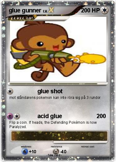 Pokemon glue gunner