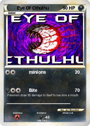 Pokemon Eye Of Cthulhu