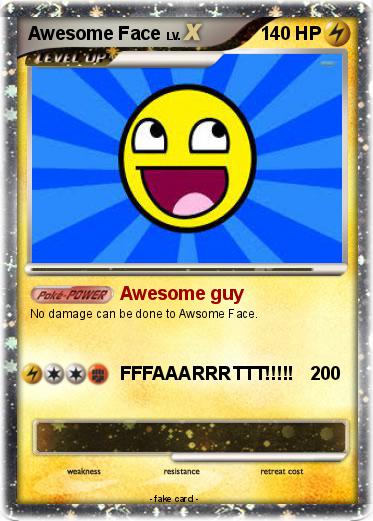 Pokemon Awesome Face
