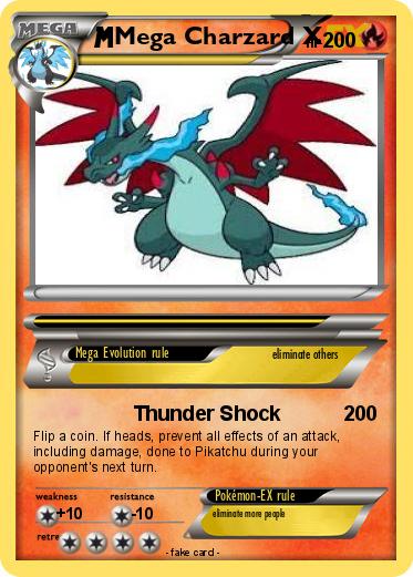 Pokemon Mega Charzard X