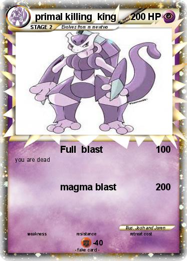 Pokemon primal killing  king