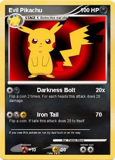 Pokemon Evil Pikachu