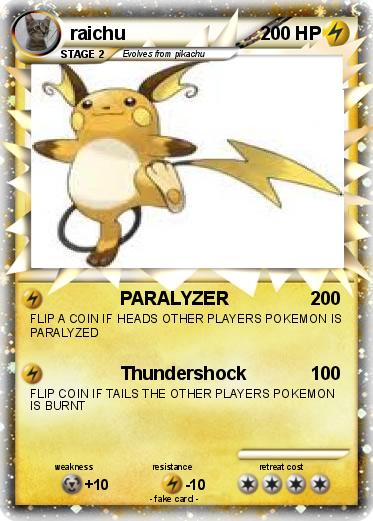 Pokemon raichu