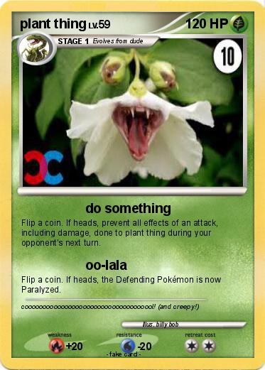Pokemon plant thing
