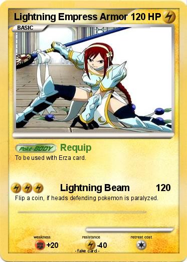 Pokemon Lightning Empress Armor