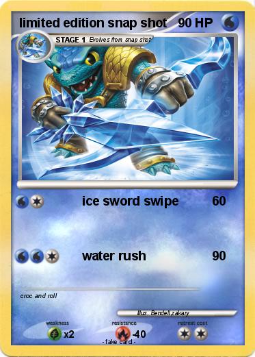 Pokemon limited edition snap shot