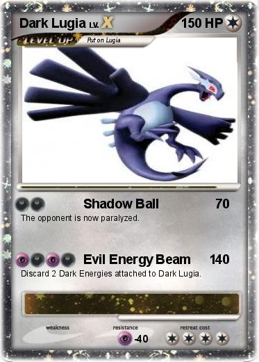 Pokemon Dark Lugia