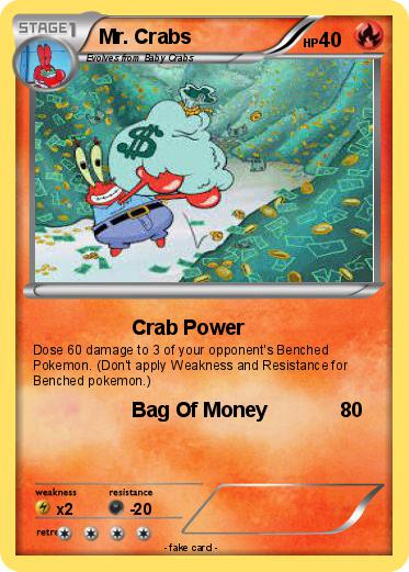 Pokemon Mr. Crabs