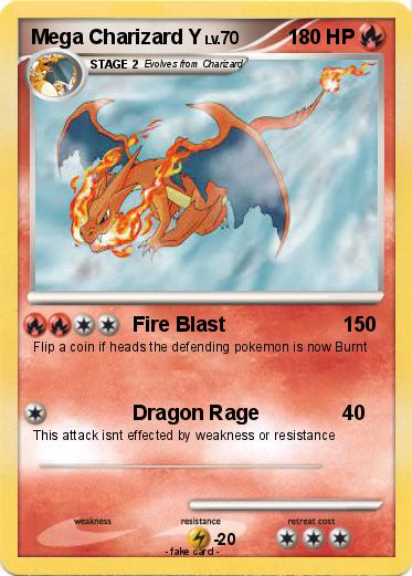 Pokemon Mega Charizard Y
