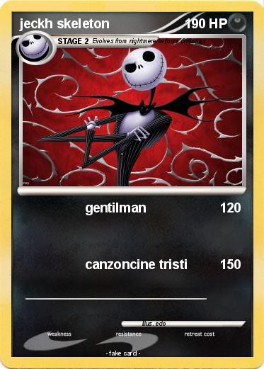 Pokemon jeckh skeleton