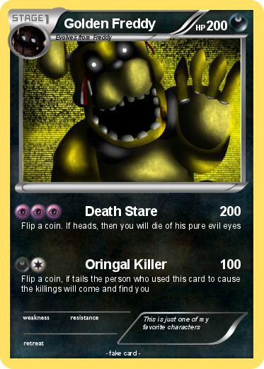 Pokemon Golden Freddy
