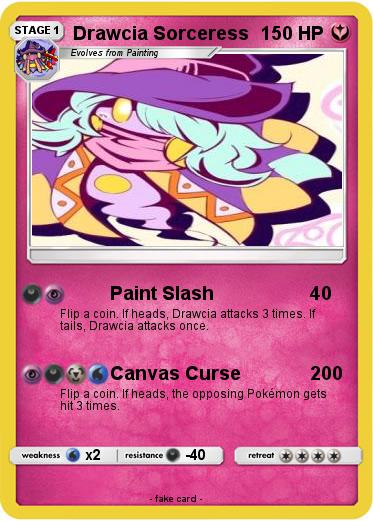 Pokemon Drawcia Sorceress