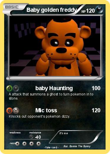 Pokemon Baby golden freddy