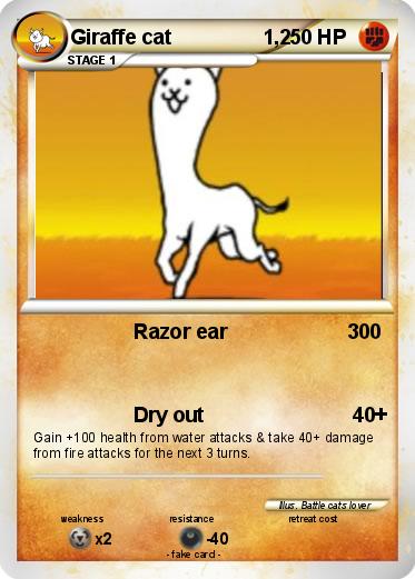 Pokemon Giraffe cat                1,2