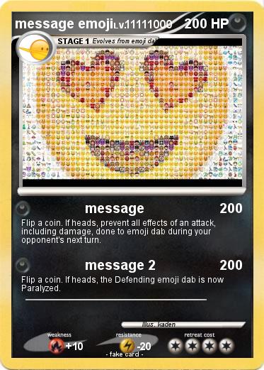 Pokemon message emoji