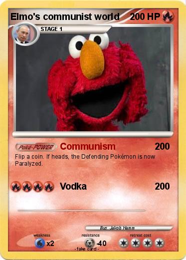 Pokemon Elmo's communist world