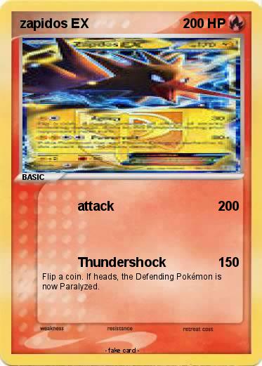 Pokemon zapidos EX