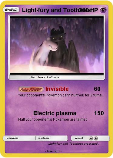 Pokemon Light-fury and Toothless