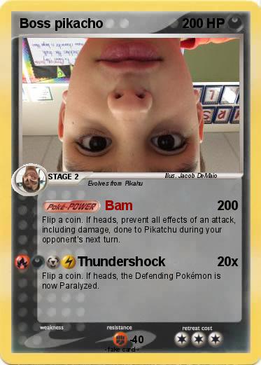 Pokemon Boss pikacho