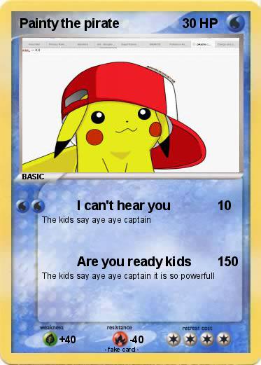 Pokemon Painty the pirate