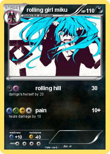 Pokemon rolling girl miku