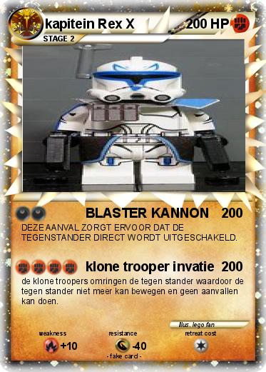 Pokemon kapitein Rex X