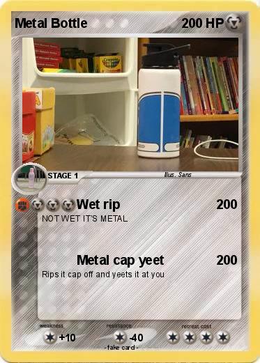 Pokemon Metal Bottle