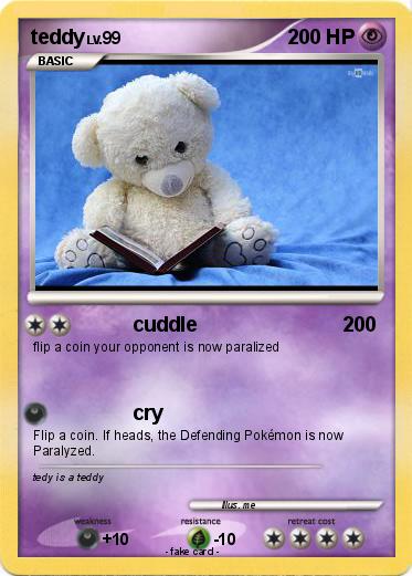 Pokemon teddy