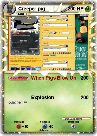 Pokemon Creeper pig