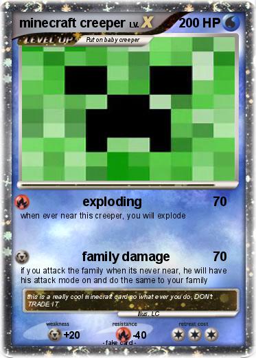Pokemon minecraft creeper