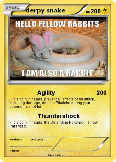 Pokemon derpy snake