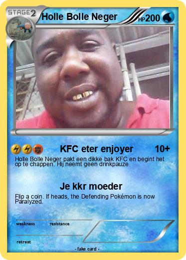 Pokemon Holle Bolle Neger