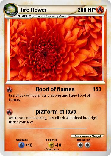 Pokemon fire flower