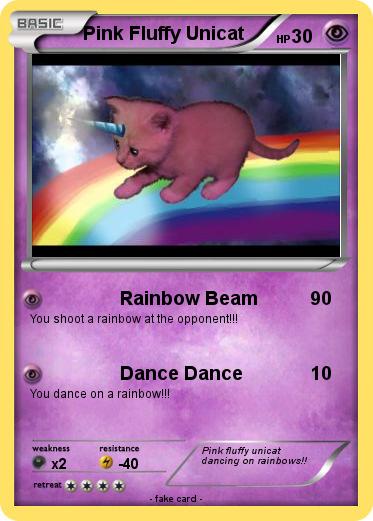 Pokemon Pink Fluffy Unicat