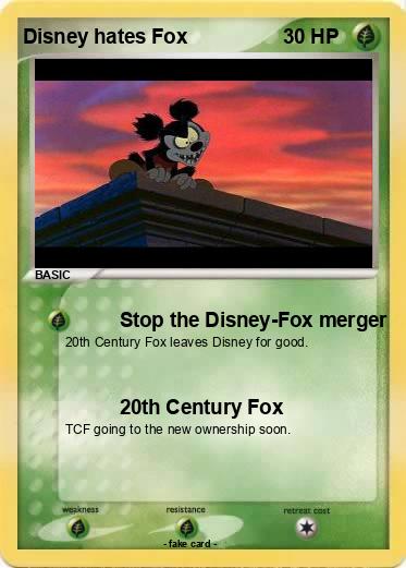 Pokemon Disney hates Fox