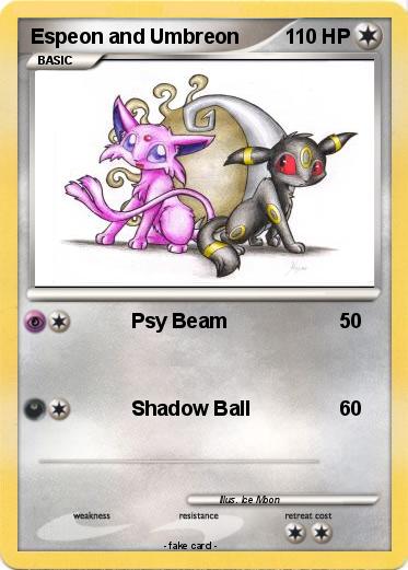 Pokemon Espeon and Umbreon