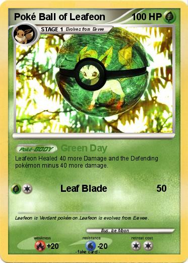 Pokemon Poké Ball of Leafeon