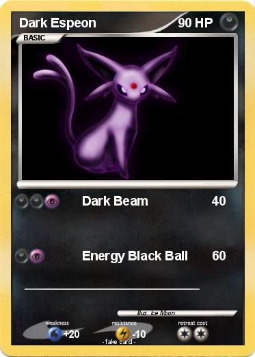 Pokemon Dark Espeon