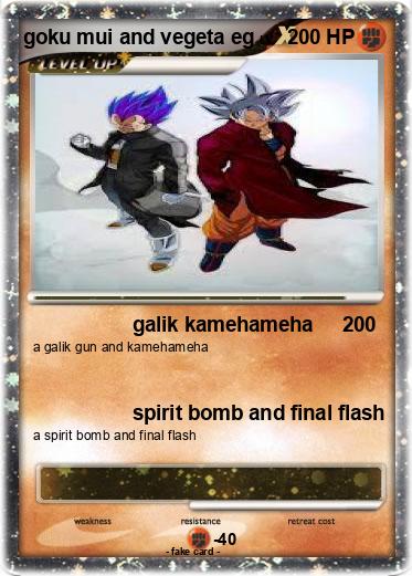 Pokemon goku mui and vegeta eg