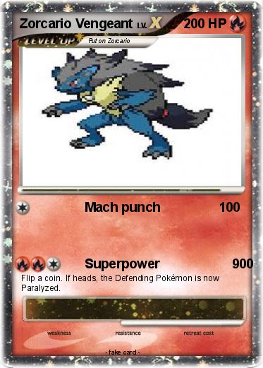 Pokemon Zorcario Vengeant