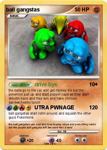 Pokemon ball gangstas
