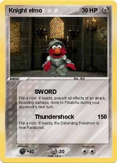 Pokemon Knight elmo