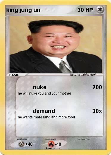 Pokemon king jung un