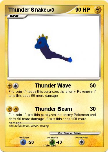 Pokemon Thunder Snake