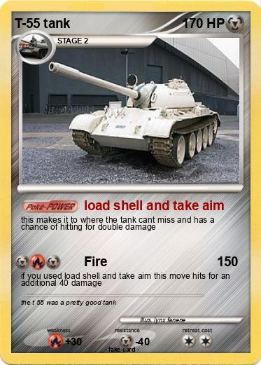 Pokemon T-55 tank