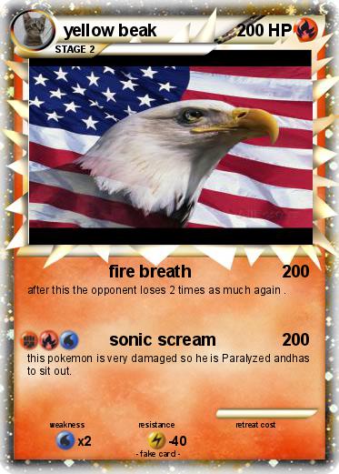 Pokemon yellow beak