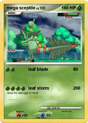 Pokemon mega sceptile