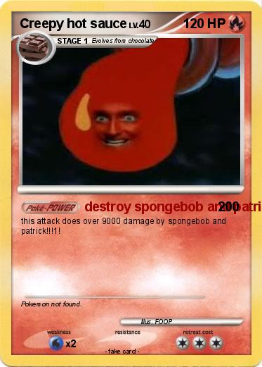 Pokemon Creepy hot sauce